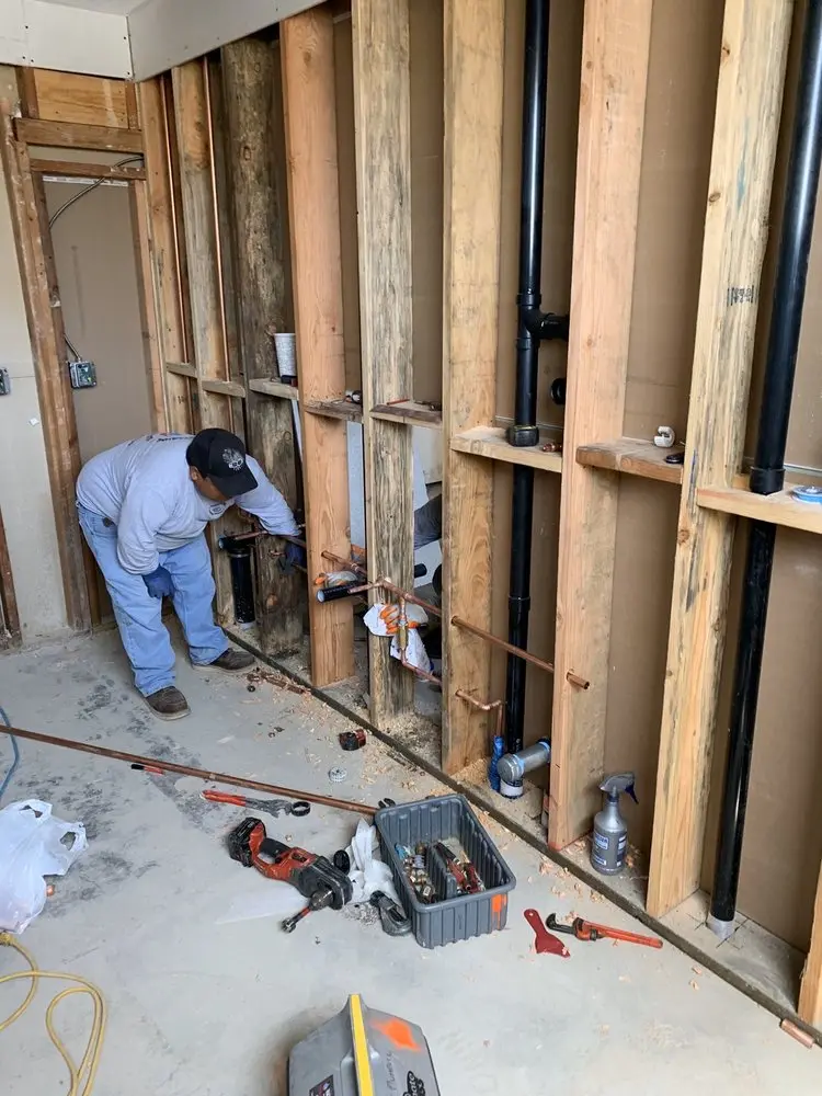 Commercial rough-in plumbing for Gas Line Repair in Beaver Dam